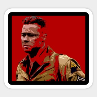 brad pitt Sticker